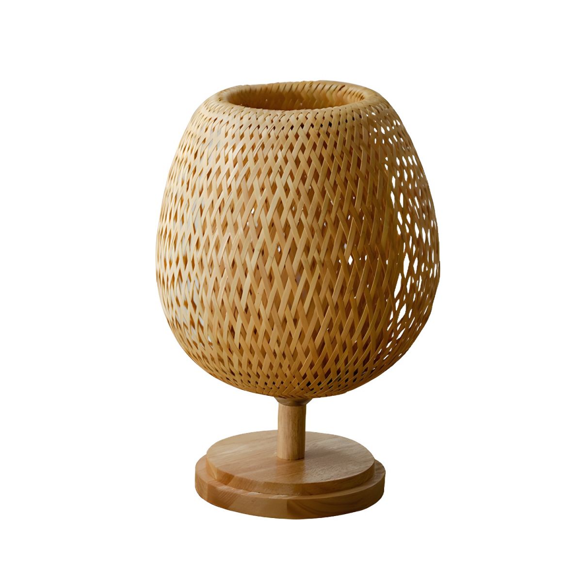 Lampe de chevet en Bambou Tissée - Opale