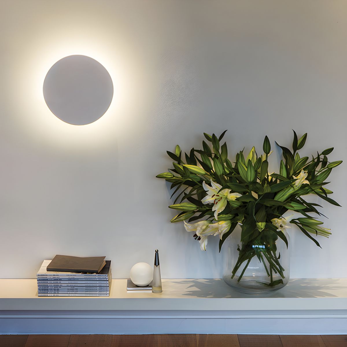 Lampe de chevet Murale Ronde Design - Opale