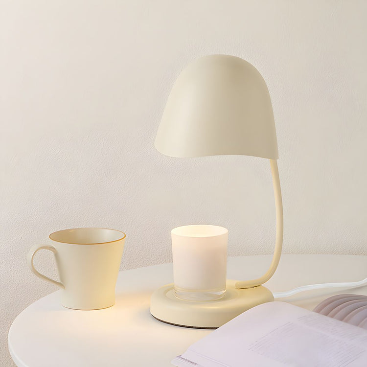 Lampe de chevet Scandinave avec support Bougie - Opale