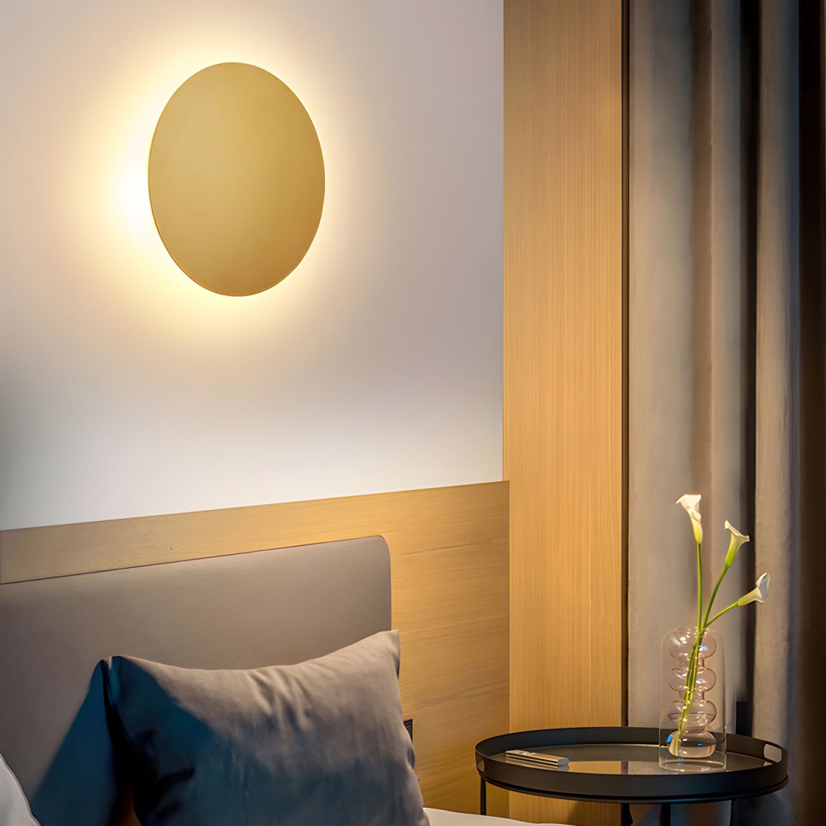Lampe de chevet Murale Ronde Design - Opale