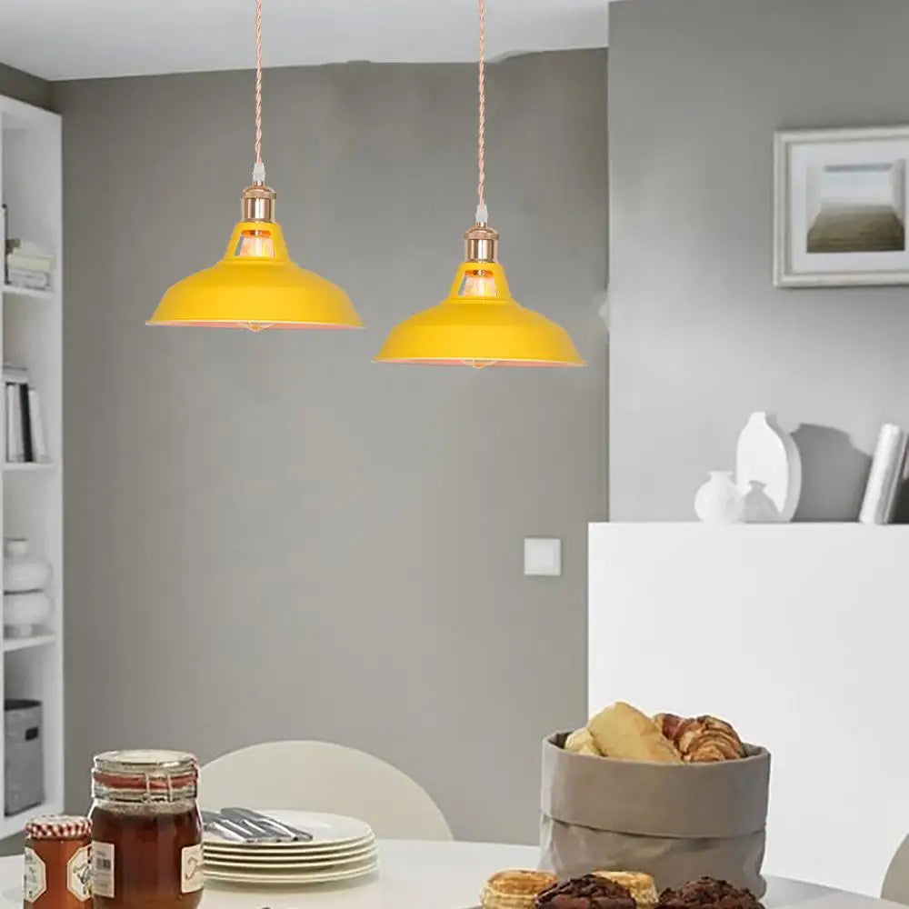 Lampe de chevet Suspendue style Rétro Colorée - Opale
