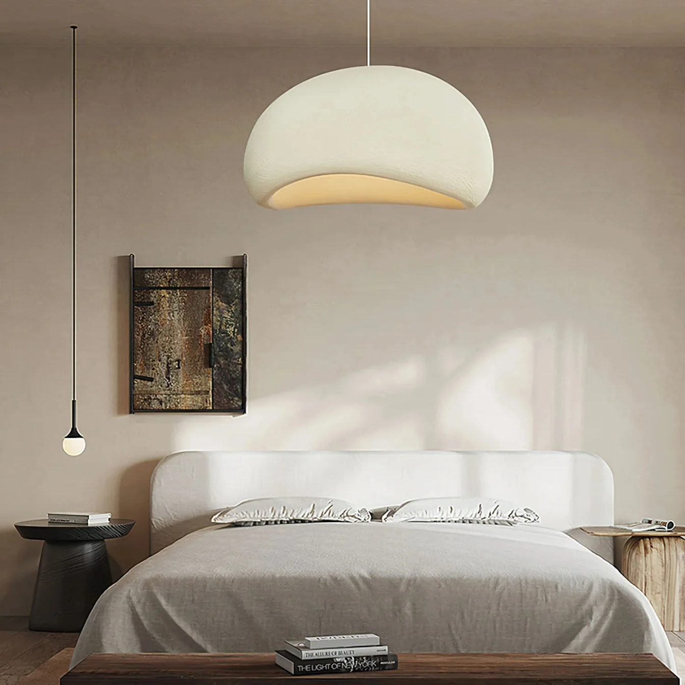 Lampe de Chevet Suspendue Wabi-Sabi Design