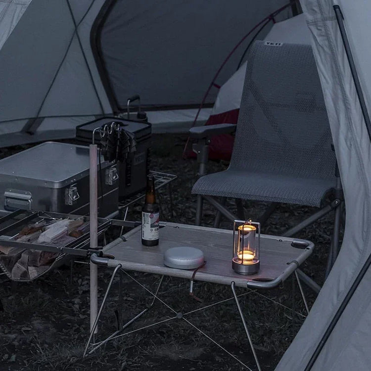 Lampe de chevet Industrielle Tactile style Camping - Opale