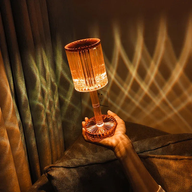 Lampe de Chevet LED Sans Fil à Projection - Opale