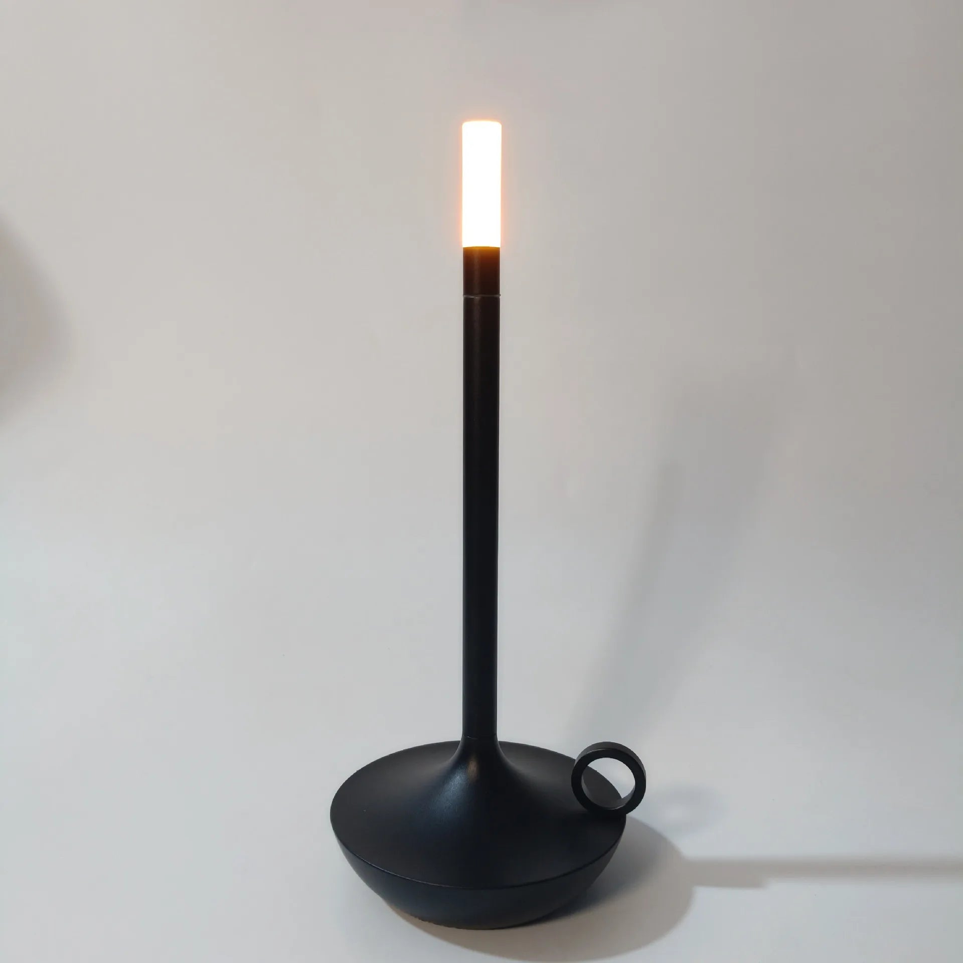 Lampe de chevet Industrielle en Forme de Bougeoir - Opale