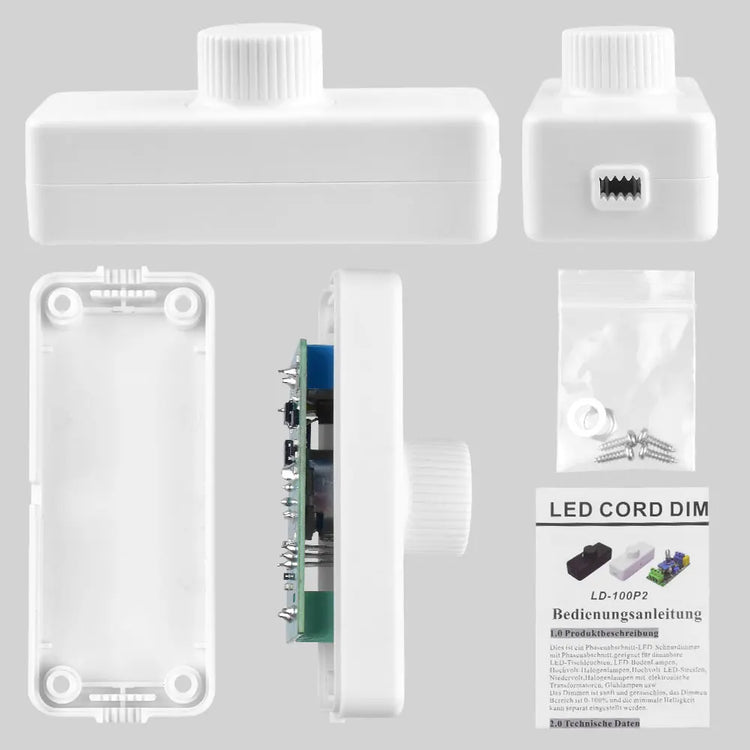 Interrupteur Variateur pour Lampe de chevet - Opale