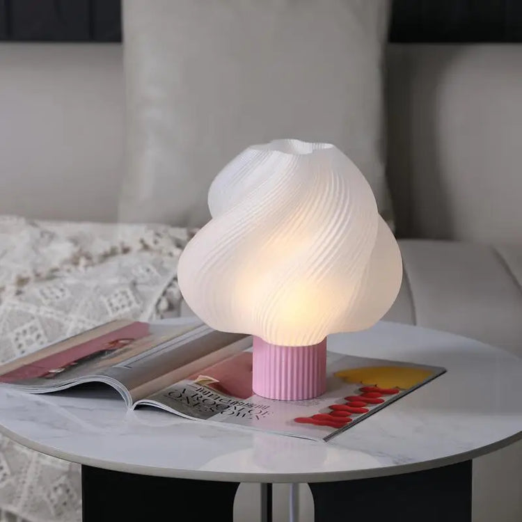 Lampe de chevet Originale Barbe à Papa Rétro - Opale