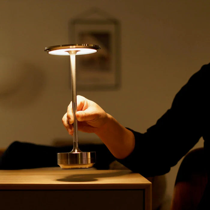 Lampe de chevet Sans fil Rechargeable et Tactile à LED - Opale
