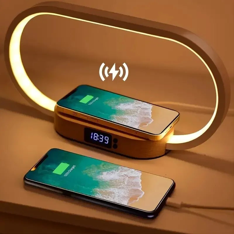 Lampe de chevet Chargeur Induction Tactile - Opale