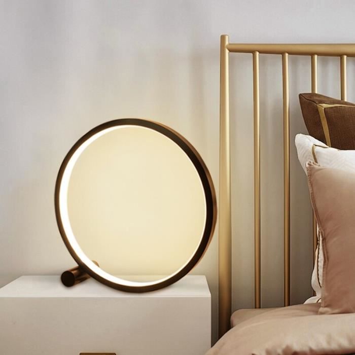 Lampe de chevet LED forme de Cercle - Opale