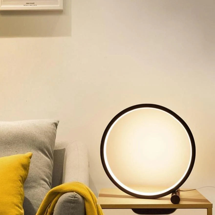 Lampe de chevet LED forme de Cercle - Opale