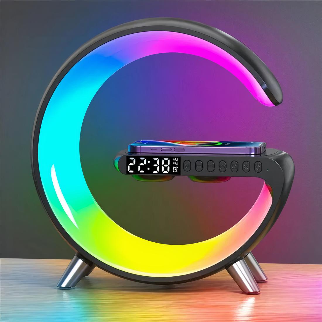 Lampe Réveil Bluetooth et Induction - Opale