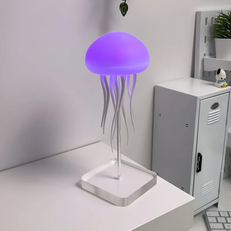 Lampe de Chevet Originale Méduse Dansante LED - Opale