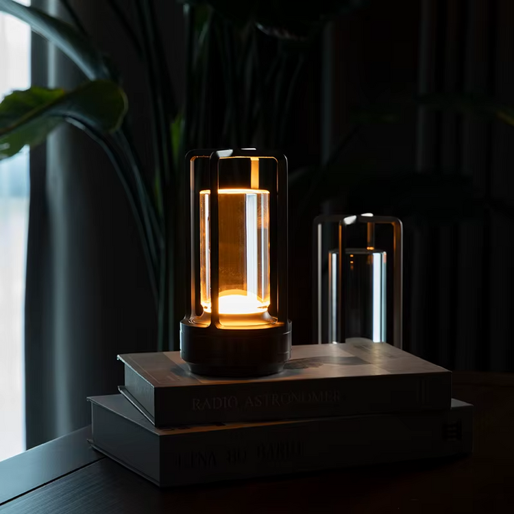 Lampe de chevet Industrielle Tactile style Camping - Opale